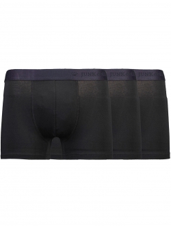 JUNK de LUXE 3-pak trunks i sort til herre – aktive størrelser S, M, L, XL, 2XL og 3XL