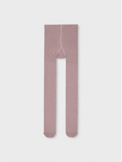 Name it 2-pak rib strømpebukser i woodrose og rose til piger – aktive størrelser 122/128