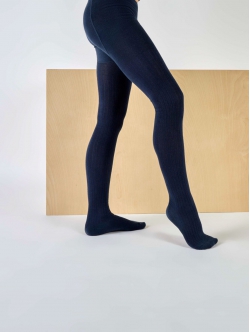 Name it 2-pak rib strømpebukser i navy til piger – aktive størrelser 122/128