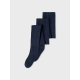 Name it 2-pak strømpebukser i navy til piger – aktive størrelser 110/116, 122/128, 134/140 og 146/152