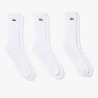 Lacoste 3-pak Bomuldsstrømper i Hvid med Logo til Herre