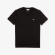 Lacoste klassisk v-hals T-shirt i sort til herre | Regular fit