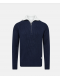 Resteröds Strikket Zip Pullover i Navy til Mænd