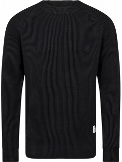 Resteröds strikket pullover sort til herre – S til 2XL