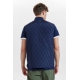 Resteröds quiltet zipvest navy til herre – S til 2XL