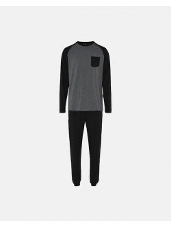 JBS bambusjersey-pyjamas til herre – sort, str. S, XL og 3XL