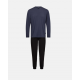 JBS bambusjersey-pyjamas til herre – navy og sort, str. S, M, L, XL, 2XL og 3XL
