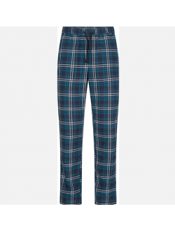 JBS pyjamasbukser i flannel ternet mønster i rød til herre