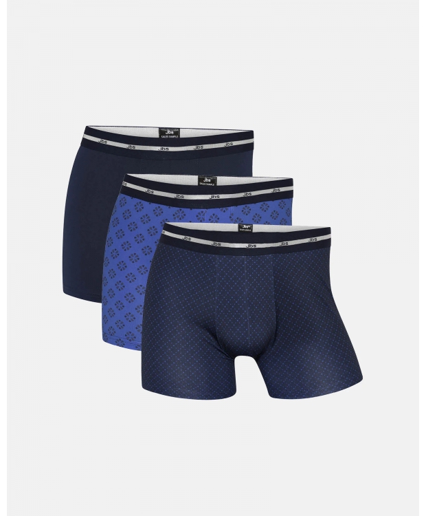 JBS 3pak underbukser/boxershorts i blå til herre