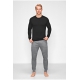 JBS of Denmark sort bambussweatshirt til herre – str. S-2XL