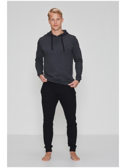 JBS of Denmark bambus hoodie i mørkegrå til herre