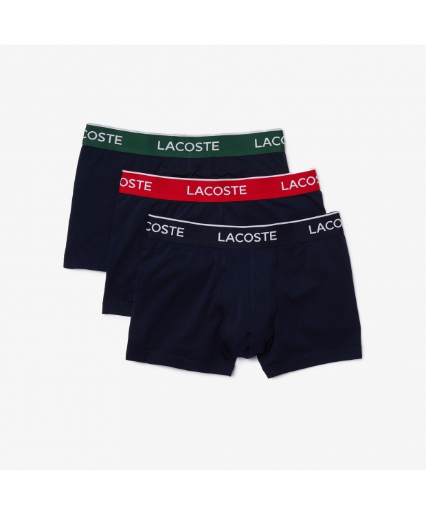 Billede af LACOSTE 3-pak underbukser/boxershort i forskellige farver til herre hos Sokkeposten.dk