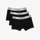 Lacoste sorte boxershorts herre 3-pak str. S L XL