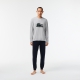 LACOSTE pyjamassæt i sort og grå til herre