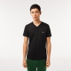 Lacoste sort V-hals T-shirt til herre regular fit – størrelse M, L og 2XL