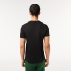 Lacoste klassisk v-hals T-shirt i sort til herre | Regular fit