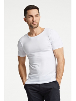 Lindbergh Acces 2-pak hvide T-shirts – aktive størrelser S, M, L, XL, XXL og XXXL