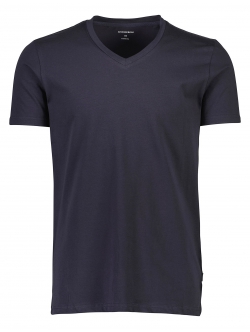 Lindbergh sort T-shirt med V-hals – aktive størrelser XS, S, M, L, XL, XXL og XXXL