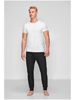 JBS of Denmark hvid T-shirt med rund hals til herre – str. L-XL