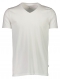 Lindbergh hvid T-shirt med V-hals – aktive størrelser XS, S, M, L, XL, XXL og XXXL