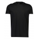 Lindbergh sort T-shirt med rund hals – aktive størrelser XS, S, M, L, XL, XXL og XXXL