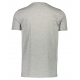 Lindbergh grå T-shirt med rund hals – aktive størrelser XS, S, M, L, XL, XXL og XXXL