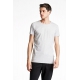 Lindbergh grå T-shirt med rund hals – aktive størrelser XS, S, M, L, XL, XXL og XXXL