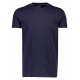 Lindbergh navy T-shirt med rund hals – aktive størrelser XS, S, M, L, XL, XXL og XXXL