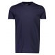 Lindbergh T-shirt m. rund-hals i navy til herre