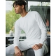Dovre hvide lange underbukser – aktive størrelser S, M, L, XL og 2XL