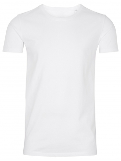 Lindbergh T-shirt m. rund-hals i hvid til herre