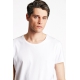 Lindbergh hvid T-shirt med rund hals – aktive størrelser XS, S, M, L, XL, XXL og XXXL