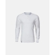 Dovre hvid langærmet bedstefartrøje – aktive størrelser S, M, L, XL og 2XL