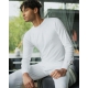 Dovre hvid langærmet undertrøje 660 rib – aktive størrelser S, M, L, XL og 2XL
