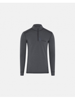 Dovre grå langærmet uldundertrøje til herre – størrelser S, M, L, XL og 2XL