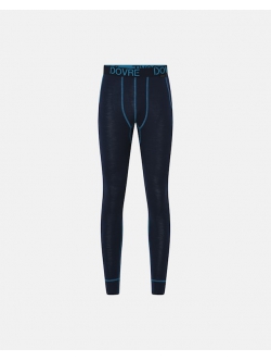 Dovre navy lange underbukser i økologisk bomuld – størrelser S, M, L, XL og 2XL