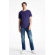 Lindbergh navy/deep navy mix T-shirt til herre – størrelser XS, S, M, L, XL, XXL og XXXL