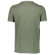 Lindbergh grøn/dusty army mix T-shirt til herre – størrelser XS, S, M, L, XL, XXL og XXXL