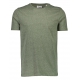 Lindbergh grøn/dusty army mix T-shirt til herre – størrelser XS, S, M, L, XL, XXL og XXXL