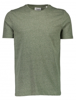 Lindbergh grøn/dusty army mix T-shirt til herre – størrelser XS, S, M, L, XL, XXL og XXXL