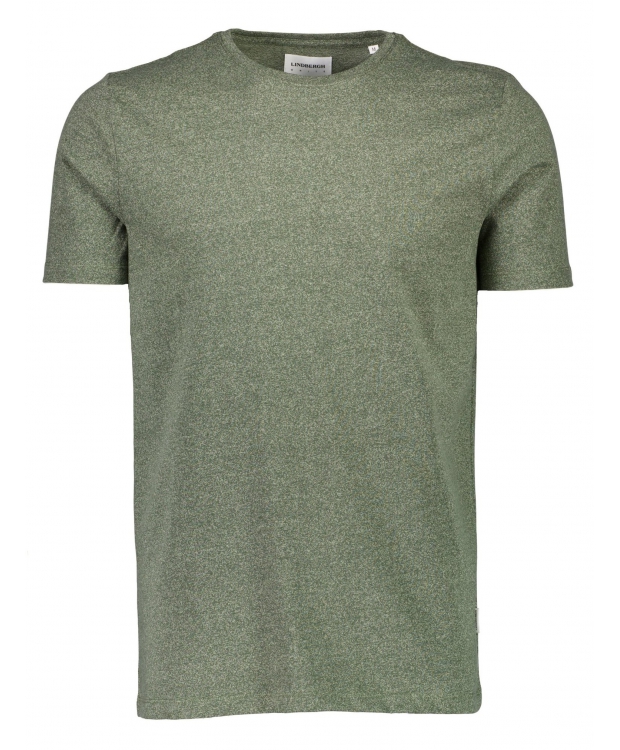Se Lindbergh T-shirt i grøn / dusty army mix til herre hos Sokkeposten.dk