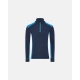 Dovre navy langærmet uldundertrøje med lynlås – størrelser S, M, L, XL og 2XL