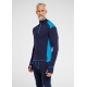 Dovre navy langærmet uldundertrøje med lynlås – størrelser S, M, L, XL og 2XL