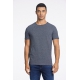 Lindbergh blå bright navy mix T-shirt til herre – aktive størrelser M og XXXL