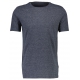 Lindbergh blå bright navy mix T-shirt til herre – aktive størrelser M og XXXL