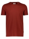 Lindbergh T-shirt i rød / burnt red mix til herre