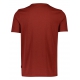 Lindbergh T-shirt i rød / burnt red mix til herre