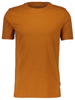 Lindbergh T-shirt i orange / dk burnt orange mix til herre