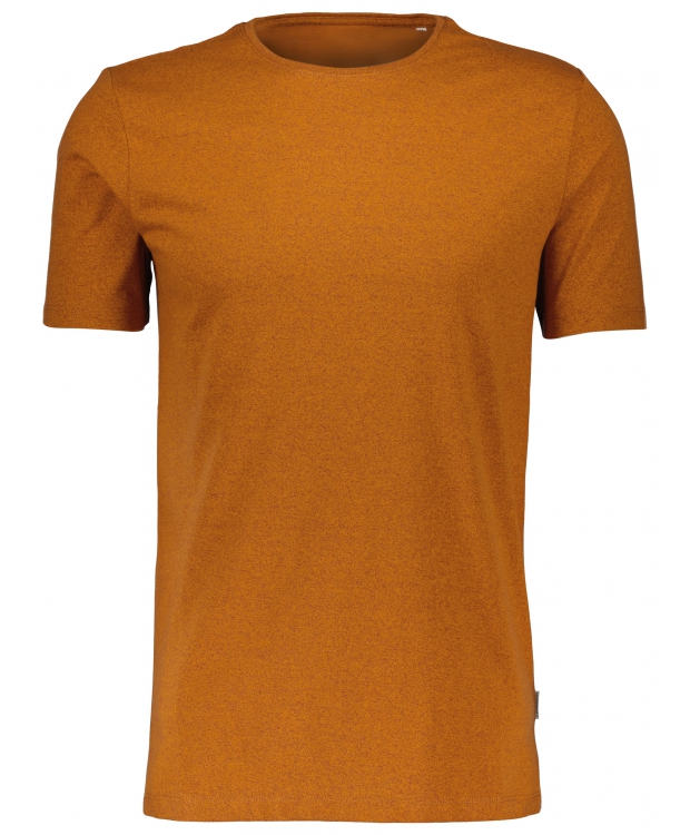 Se Lindbergh T-shirt i orange / dk burnt orange mix til herre hos Sokkeposten.dk