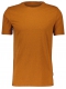 Lindbergh T-shirt i orange / dk burnt orange mix til herre